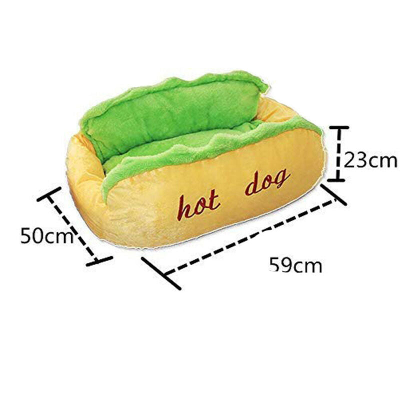 Funny Hot Dog Pet Bed