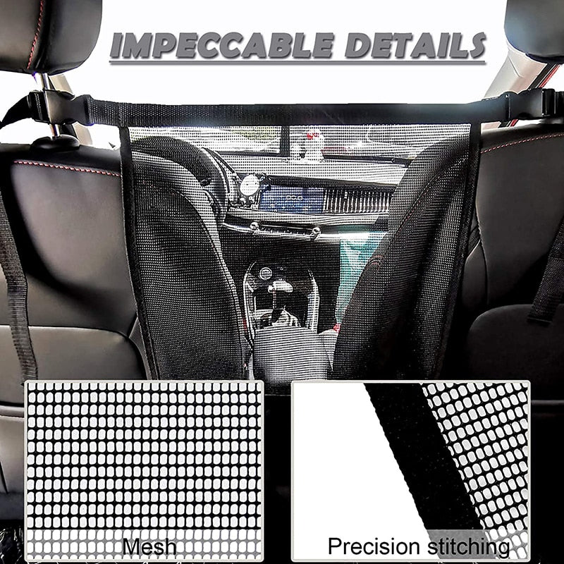 Adjustable Strap Strong Car Dog Barrier Nets