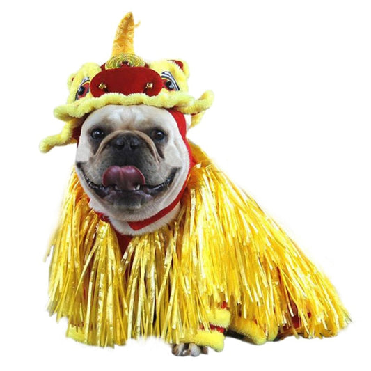 Dragon Dance Lion Dog Costume