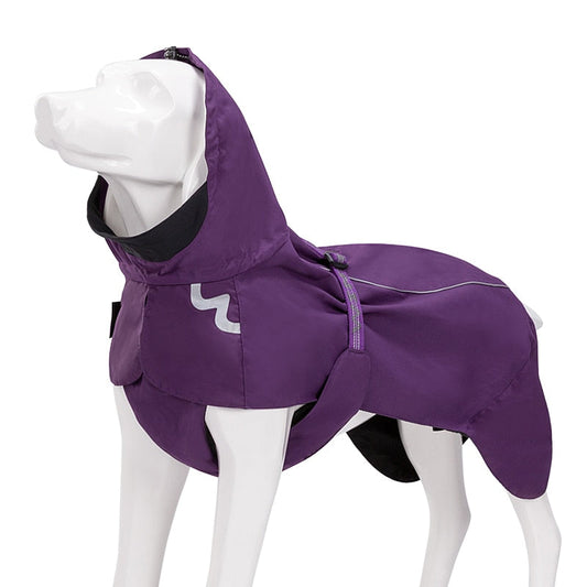 3M Reflective Purple Dog Raincoat