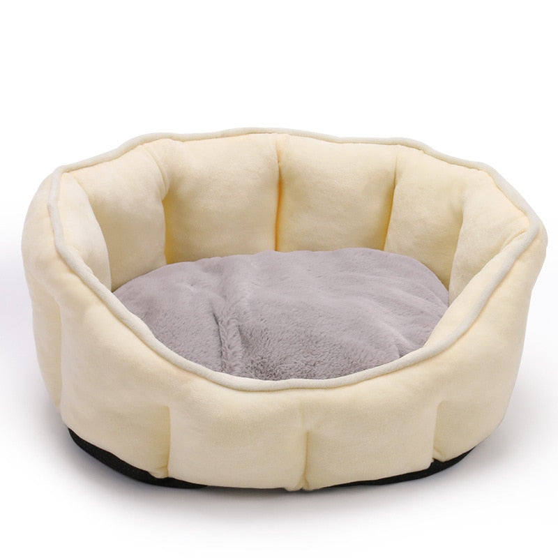 Overstuffed Bolster Soft Pet Bed