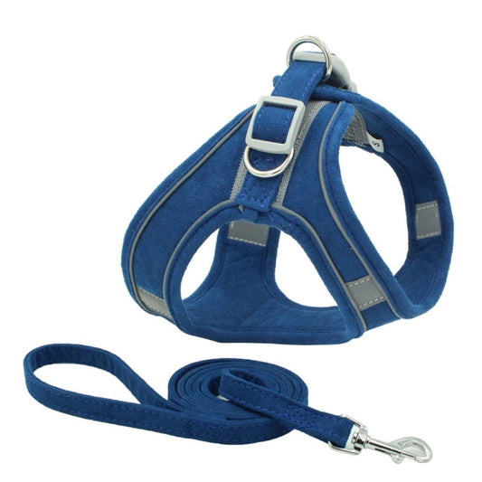 Reflective Dog Chest Harness With Leash