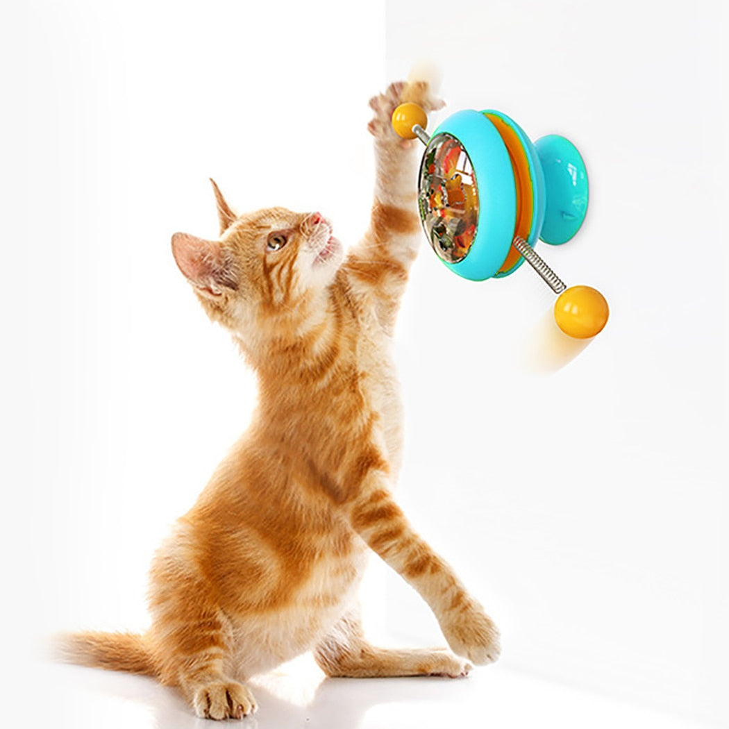 Rotating Windmill Cat Turntable Toy