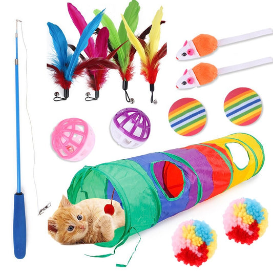 14 Pack Assorted Cat Toys