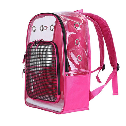Transparent Small Dog Travel Backpack