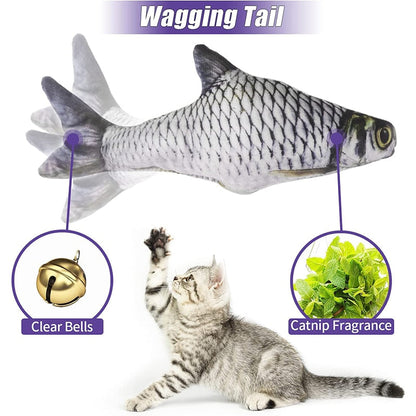 Floppy Fish Bell Interactive Cat Toy