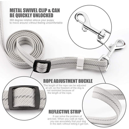 Non Slip Handle Lock System Dog Leash