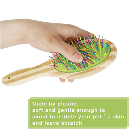 Effective Bamboo Bristle Dog Brush