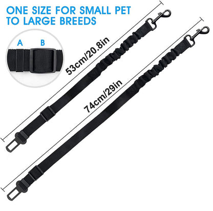 Heavy Duty Elastic Vehicle Dog Safety Belt