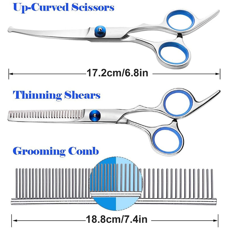 Professional Rounded End Tips Dog Scissors
