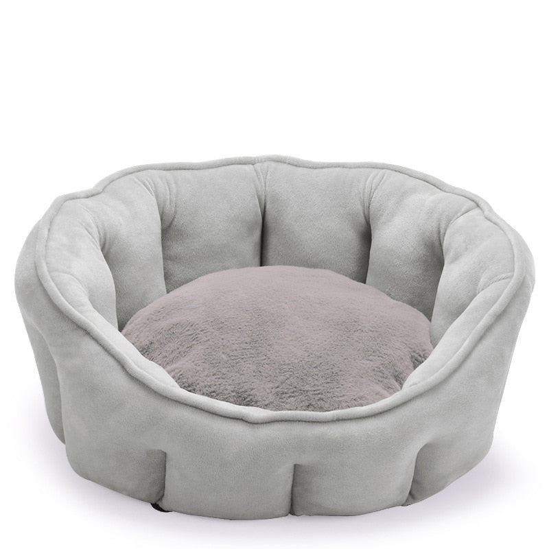 Overstuffed Bolster Soft Pet Bed