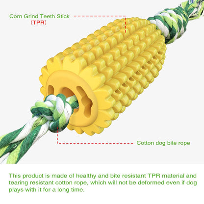 Durable Corn Dog Chew Toy