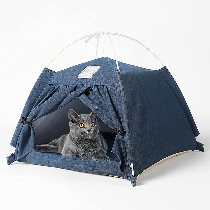 Cotton Linen Pet Tent House