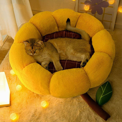 Sun Flower Shape Pet Round Nest