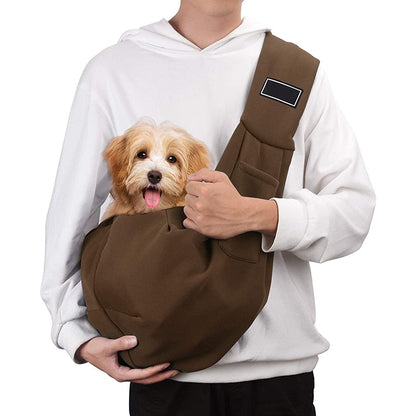 Wide Shoulder Strap Dog Sling Bag