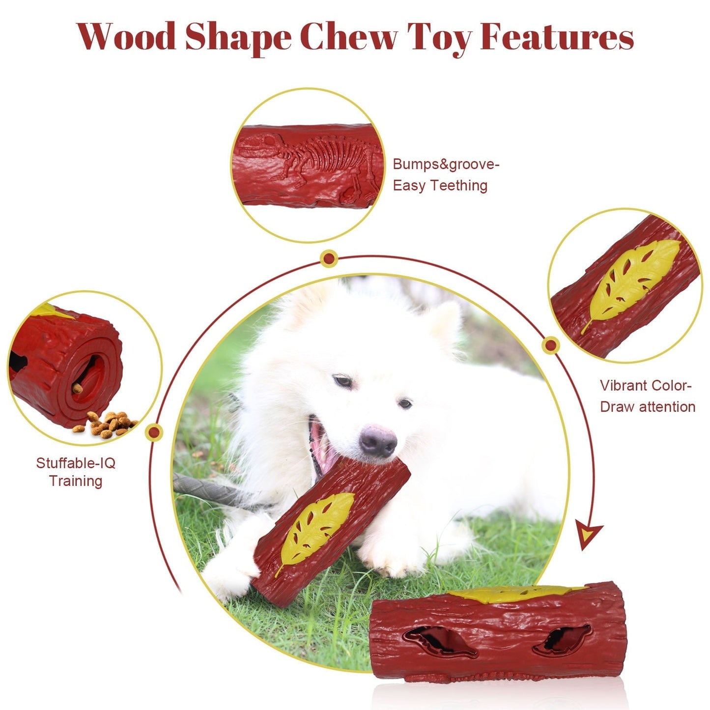 Burly Wood Shape Dog Toys