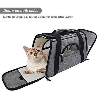 4 Sided Mesh Portable Dog Carrier