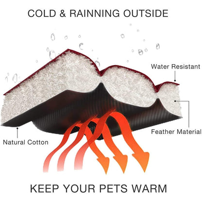 Windproof Padded Dog Winter Coat