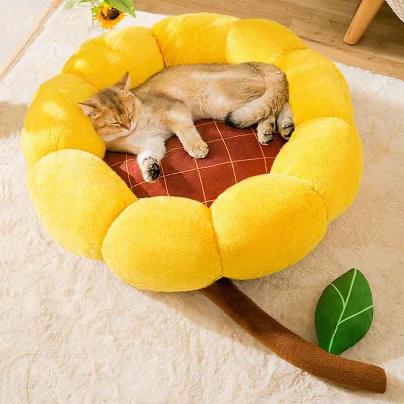 Sun Flower Shape Pet Round Nest