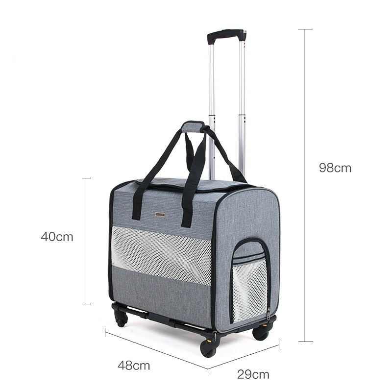 Breathable Outdoor Travel Pet Trolley