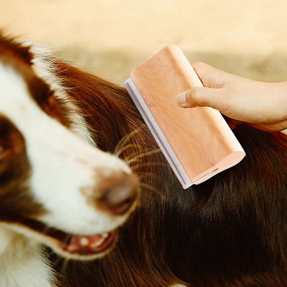 Quality Ergonomic Wooden Dog Comb