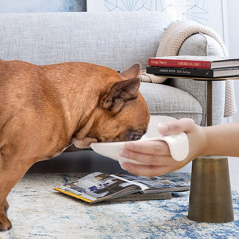 Melamine Hand Supported Dog Bowls