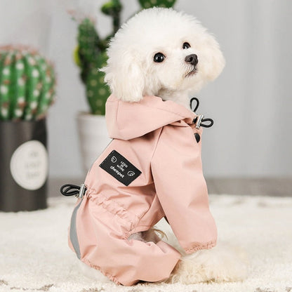 Waterproof Mesh Dog Raincoat