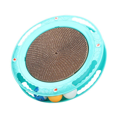 Interactive Round Cat Scratcher Toy