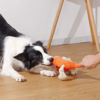 Plush Cow Squeaky Dog Toys