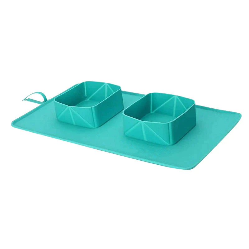 Silicone Portable Outdoor Dog Bowl