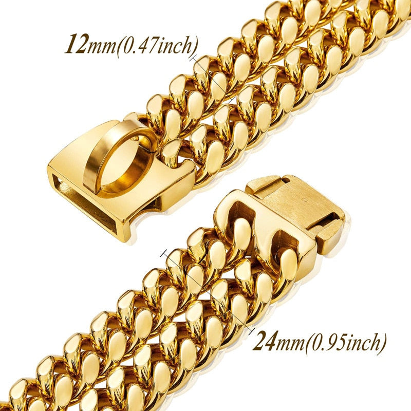 Heavy Duty Strong Cuban Dog Chain