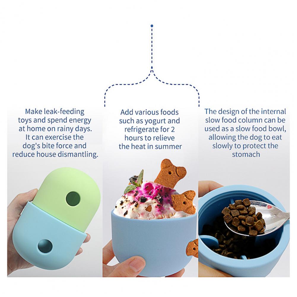 Interactive Silicone Ball Dog Toy