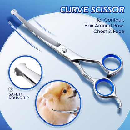 5 In 1 Professional Dog Scissors Kit