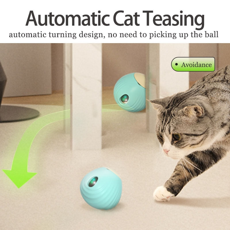 Triangle Cat Rolling Ball Toy