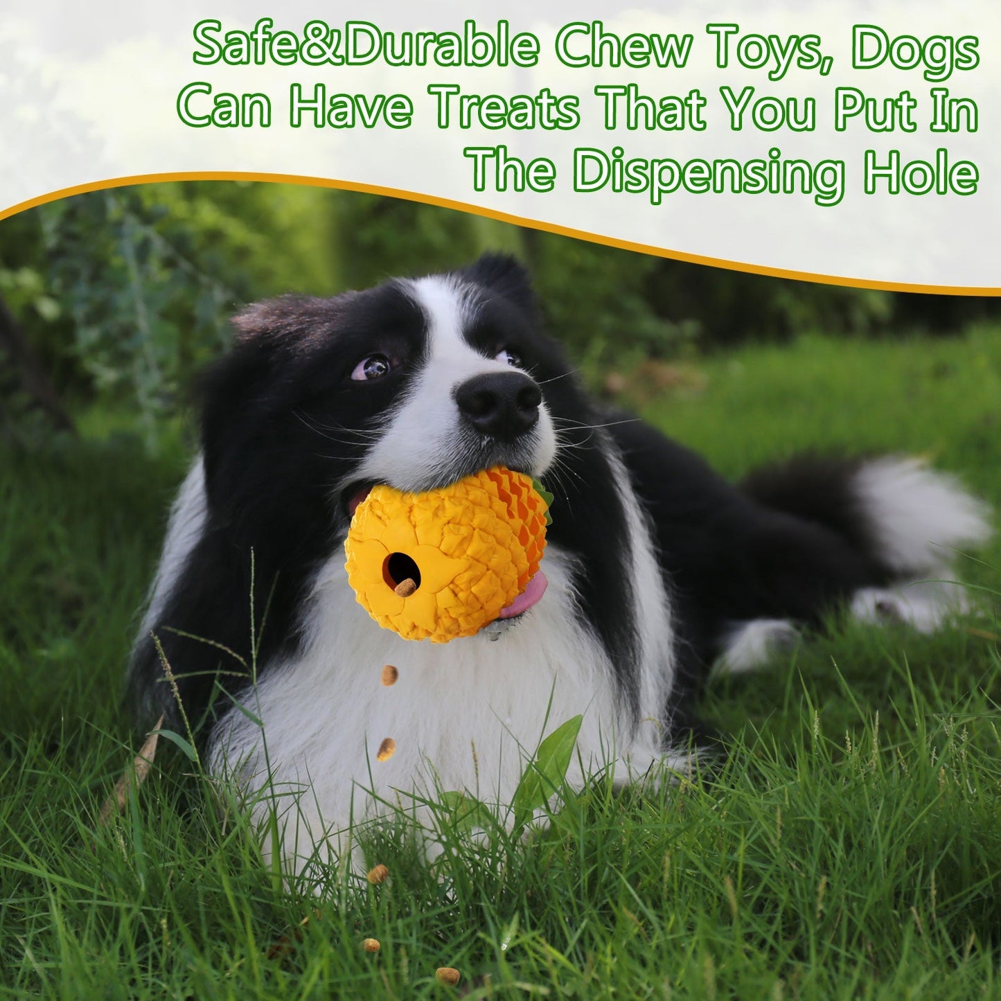 Tough Pineapple Dog Chew Toys