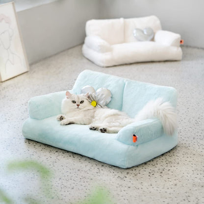 Luxury Fluffy Pet Couch Bed