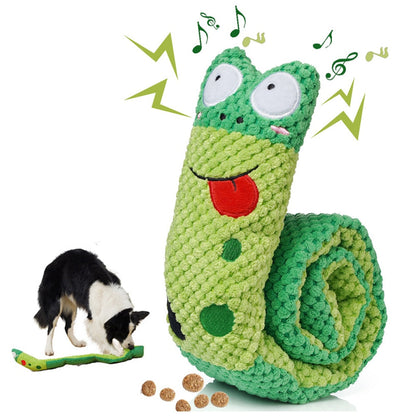 Squeaky Snake Snuffle Dog Toy