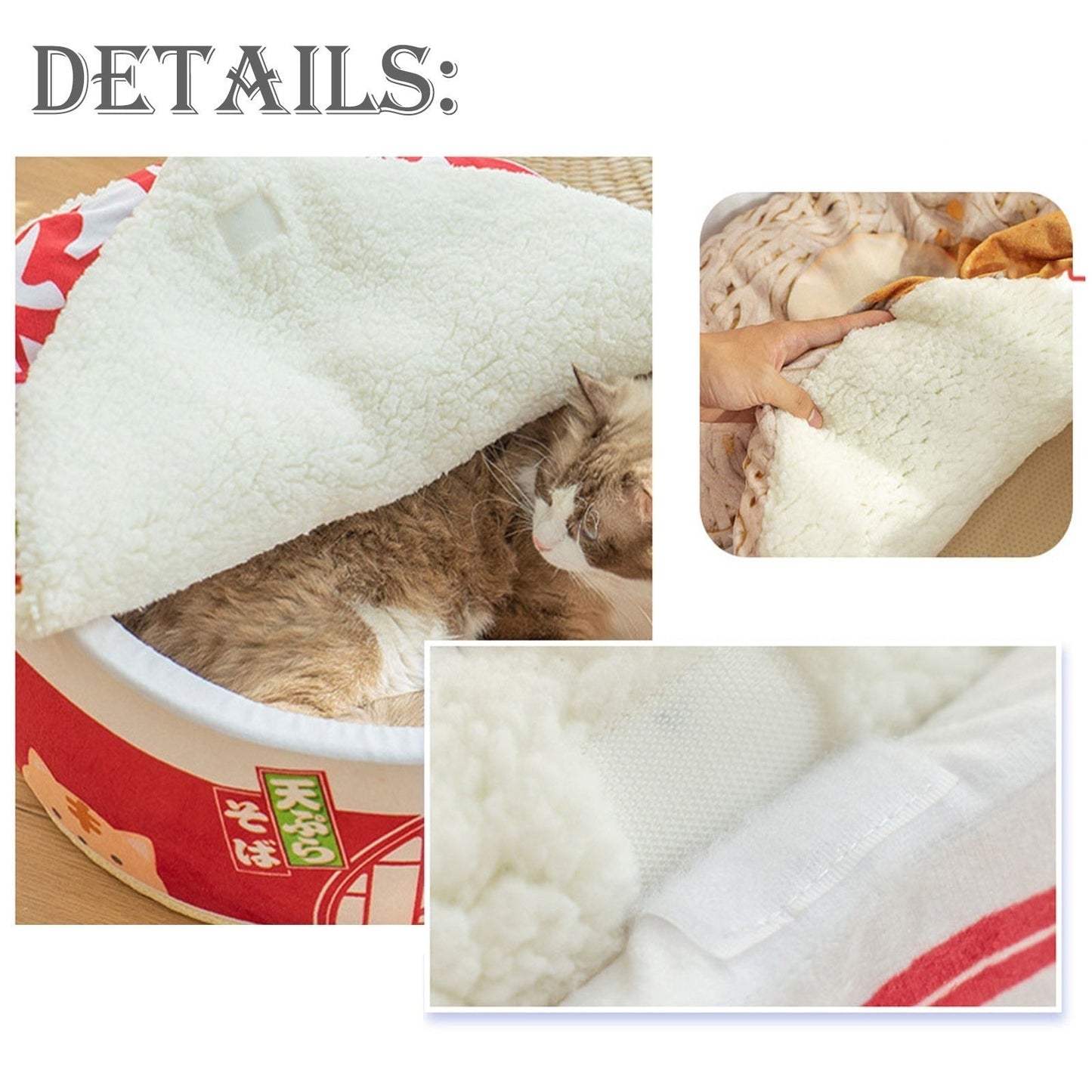 Japanese Ramen Funny Dog Bed