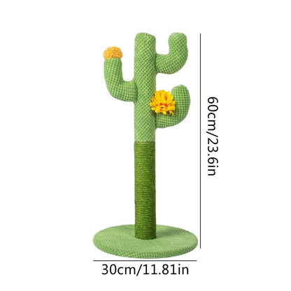 Tall Cactus Cat Scratcher Post