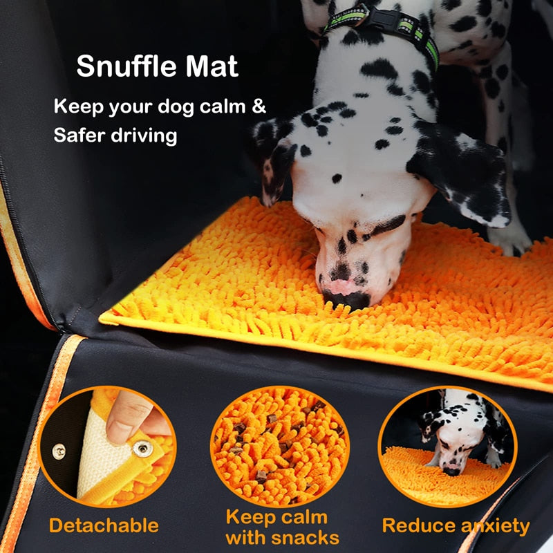 Dog Car Seat Cover & Snuffle Mat