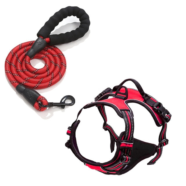 Safety Adjustable Reflective Dog Harness