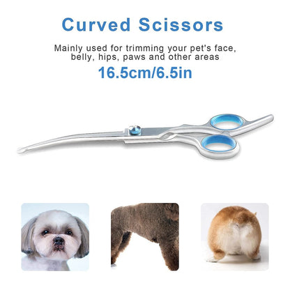 Professional Safe Dog Scissors Kits Set