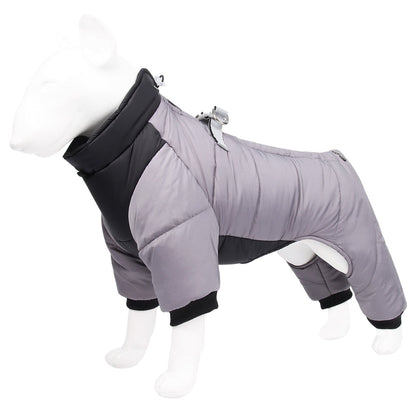 Reflective Dog Coat With Leash Ring