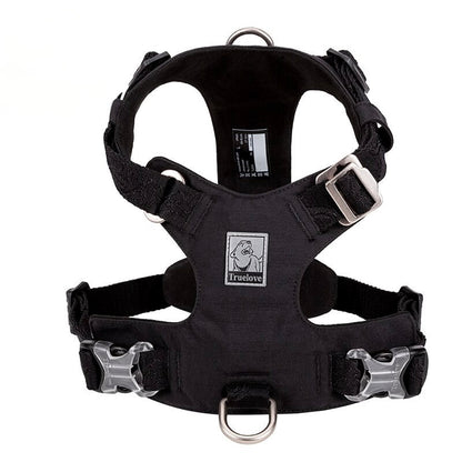 Suede Leather No Pull Dog Harness
