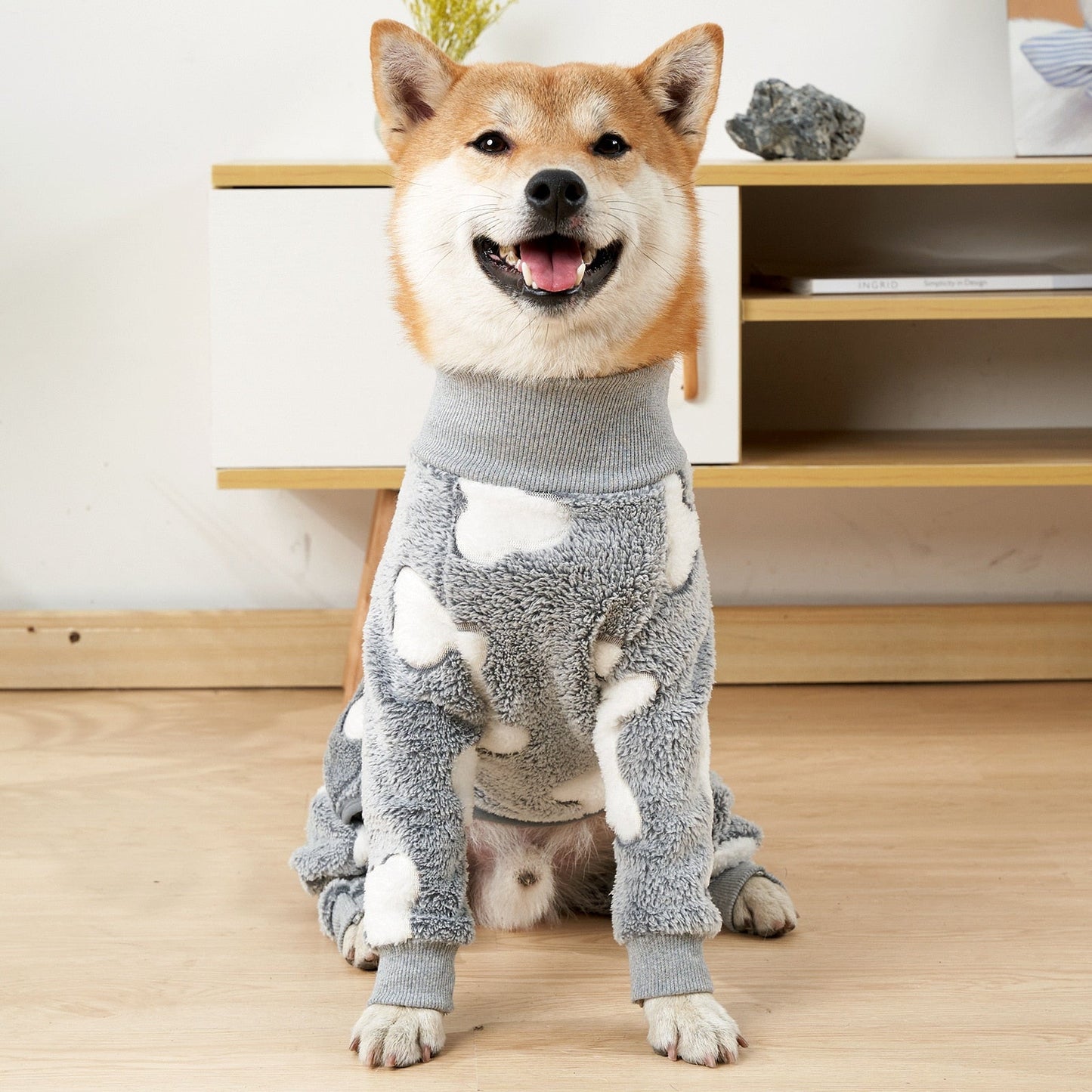 Flannel Dog Winter Pajamas