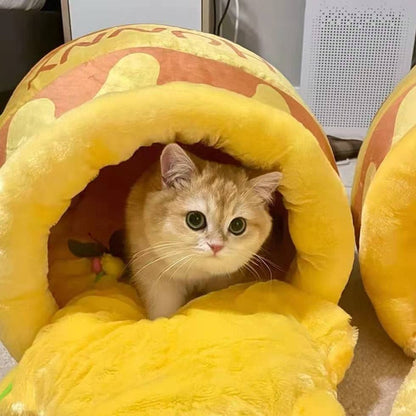 Pooh Bear Honeypot Cat Bed