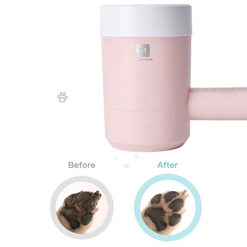 Compact Silicone Dog Paw Auto Cleaner