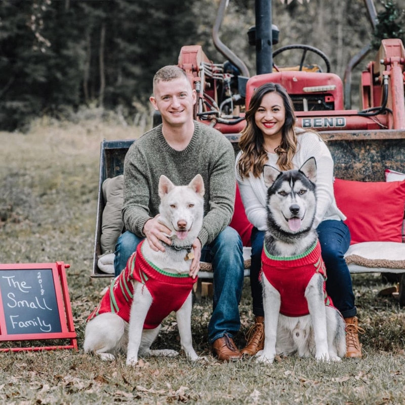 Christmas Snowman Dog Sweaters