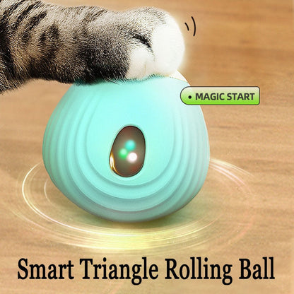 Triangle Cat Rolling Ball Toy