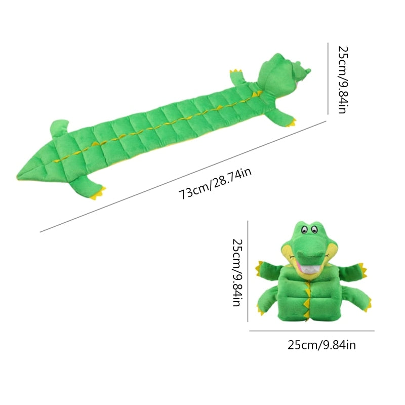 Cute Crocodile Dog Snuffle Toy